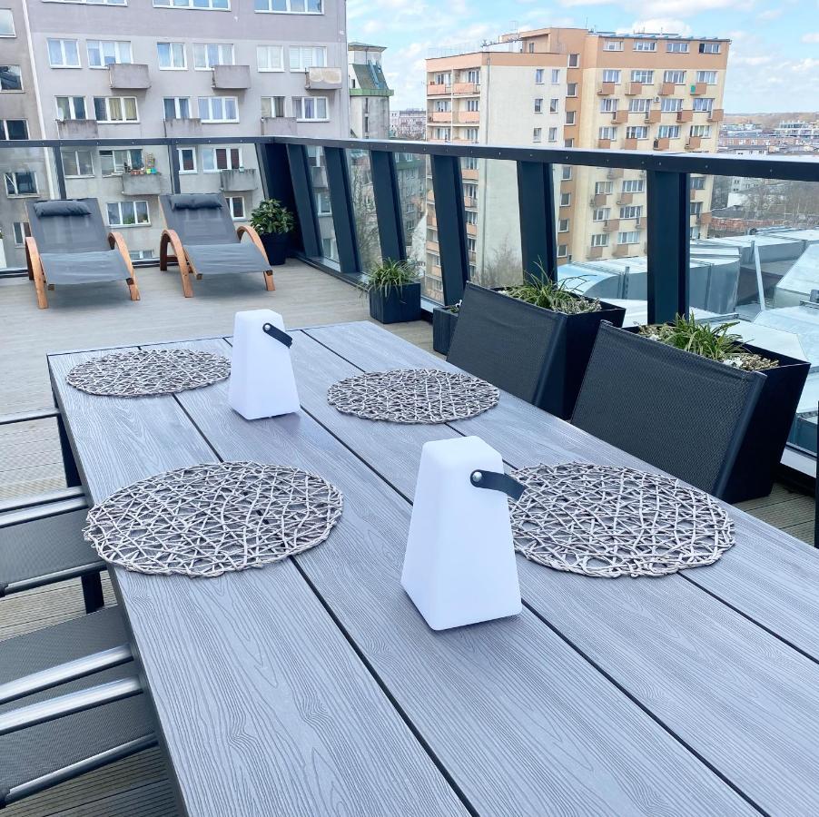 Hanza Tower Apartament Premium Plus Szczecin Exterior photo